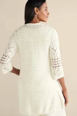 Calistoga Pointelle Cardigan