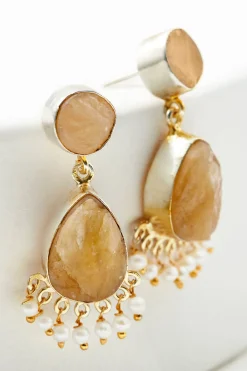Cressa Stone Drop Earring