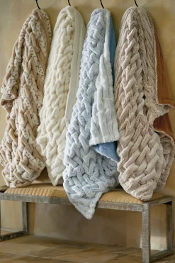 La Parisienne Faux Fur Throw