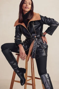 Lausanne Faux Leather Jacket