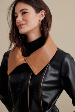 Lausanne Faux Leather Jacket