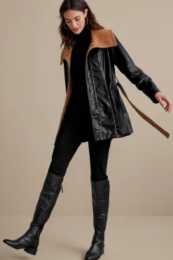 Lausanne Faux Leather Jacket