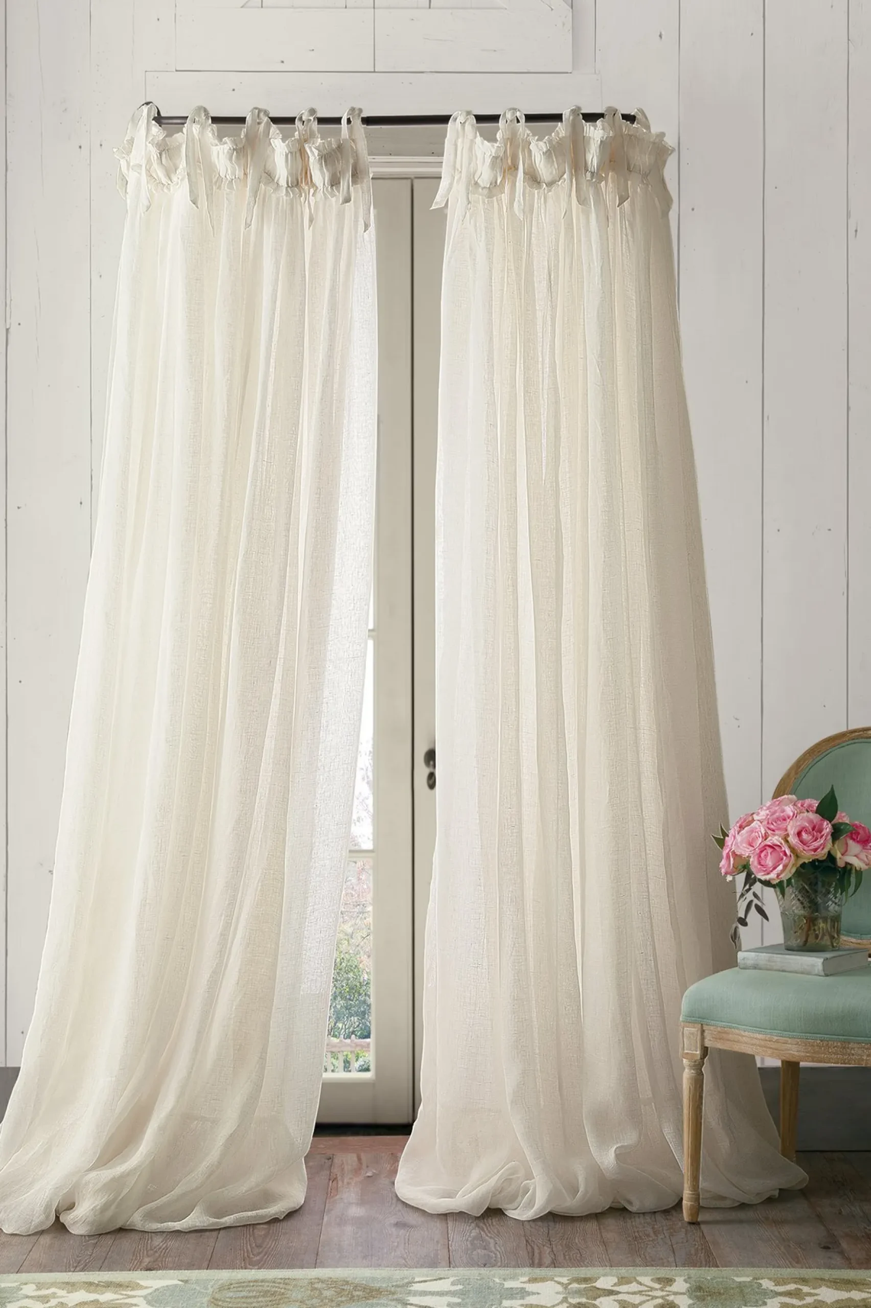 Linen Balloon Drapery Panel