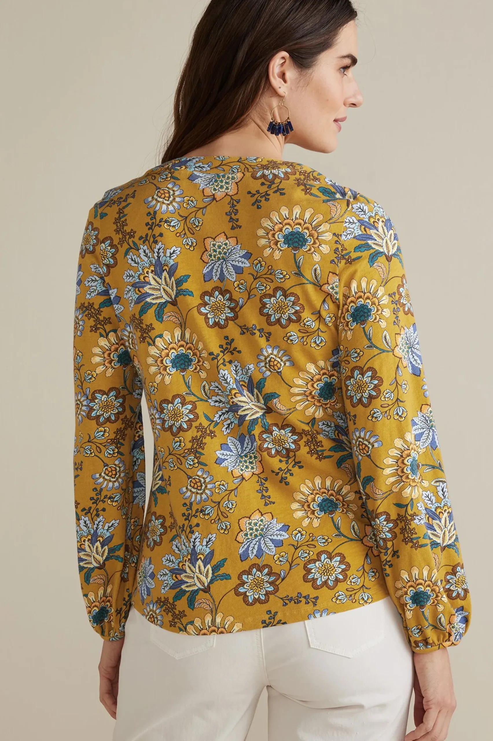 Lorna Button Front Top