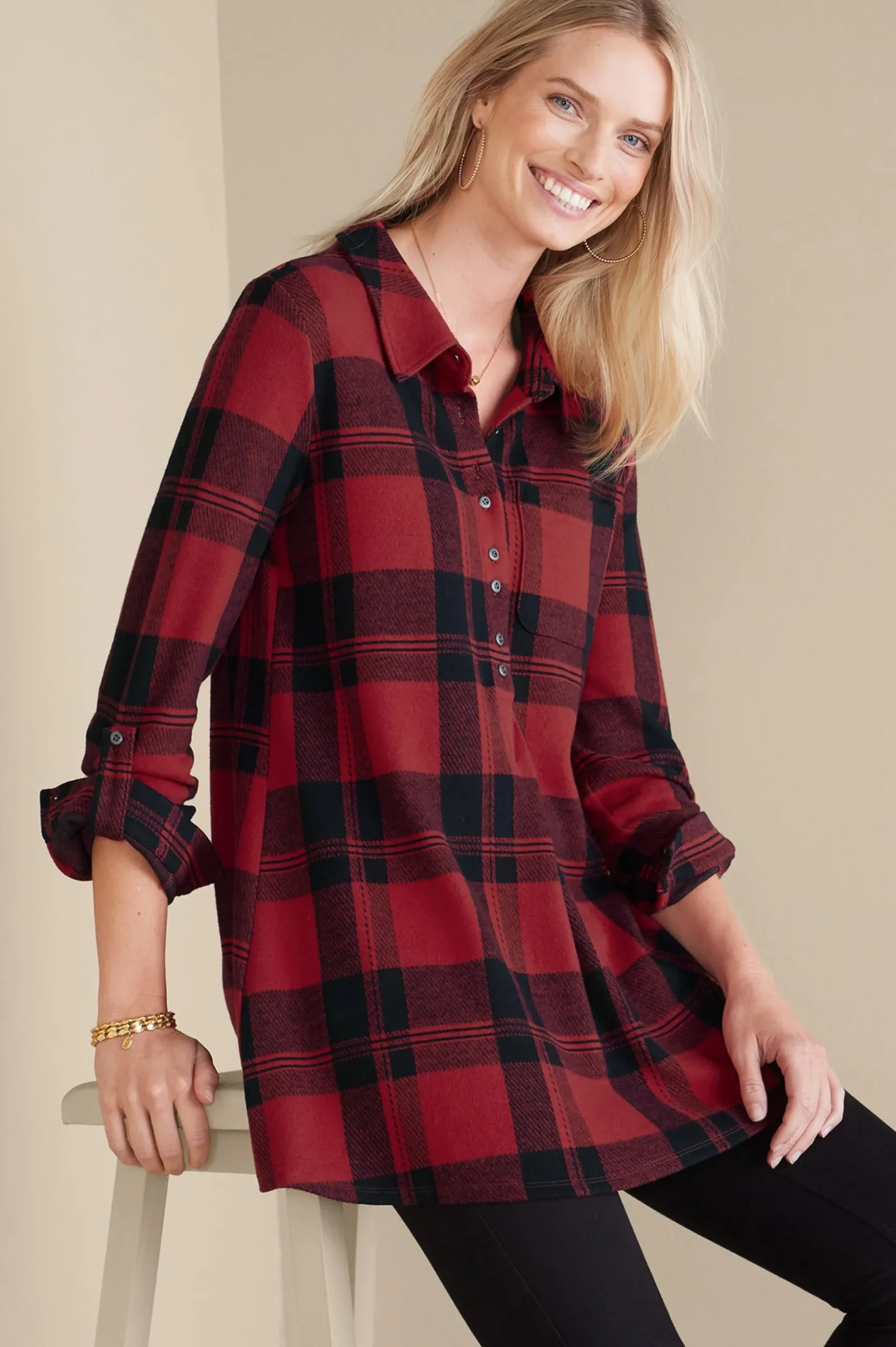 Mad About Plaid Tunic