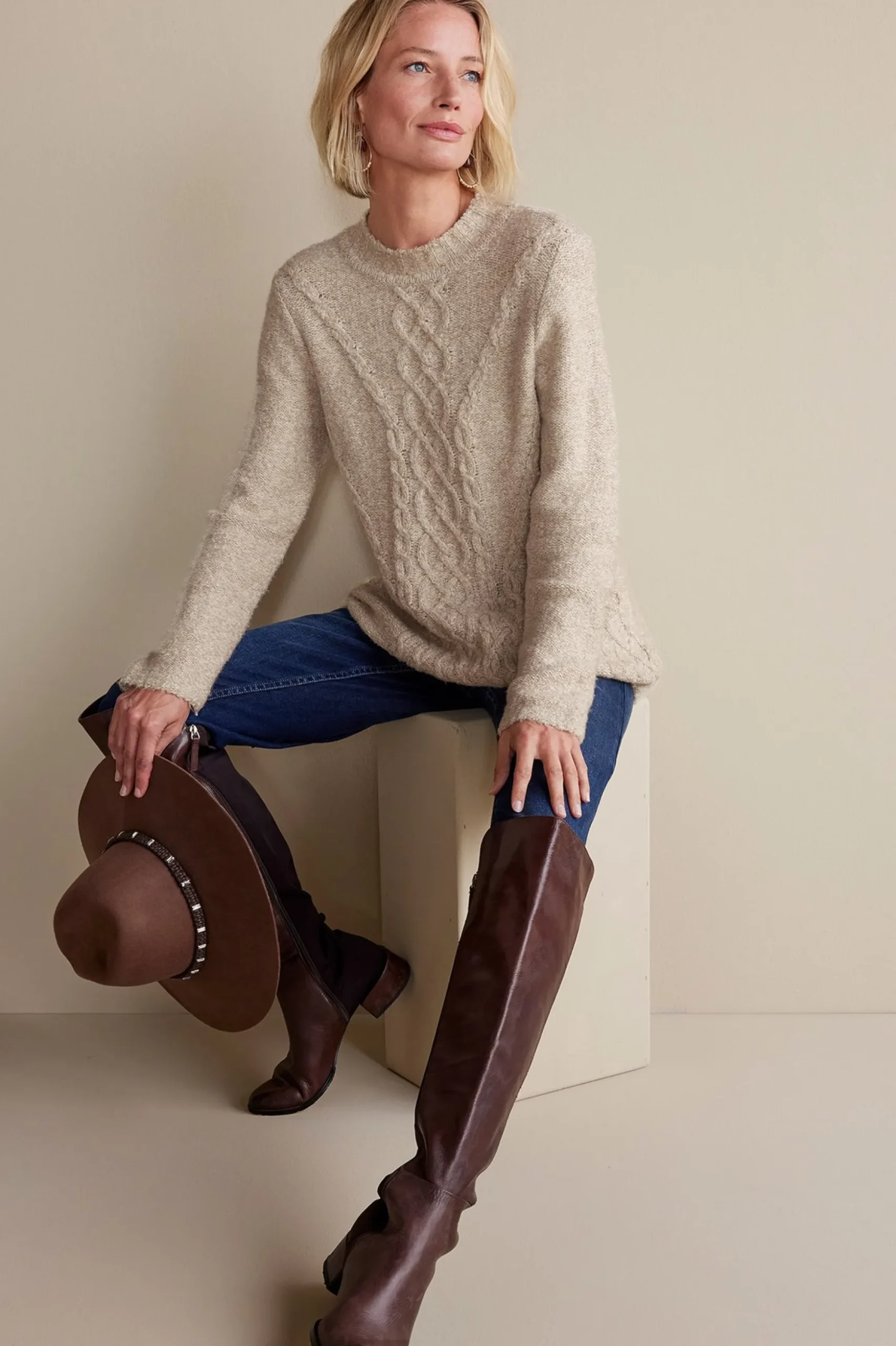 Marianna Cable Sweater