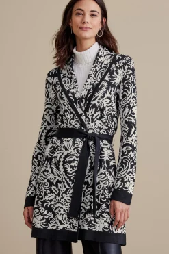 Marika Jacquard Cardigan