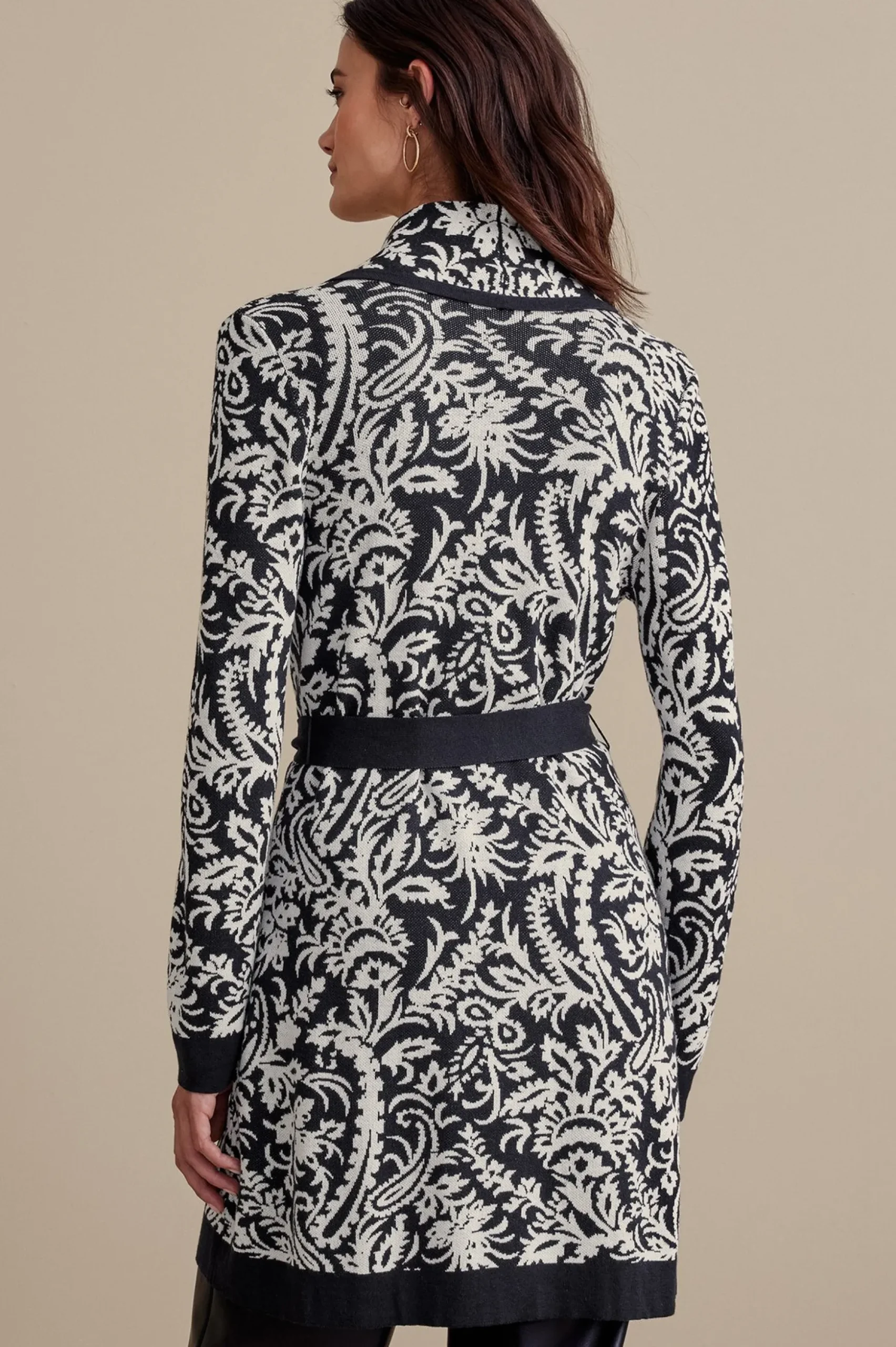 Marika Jacquard Cardigan