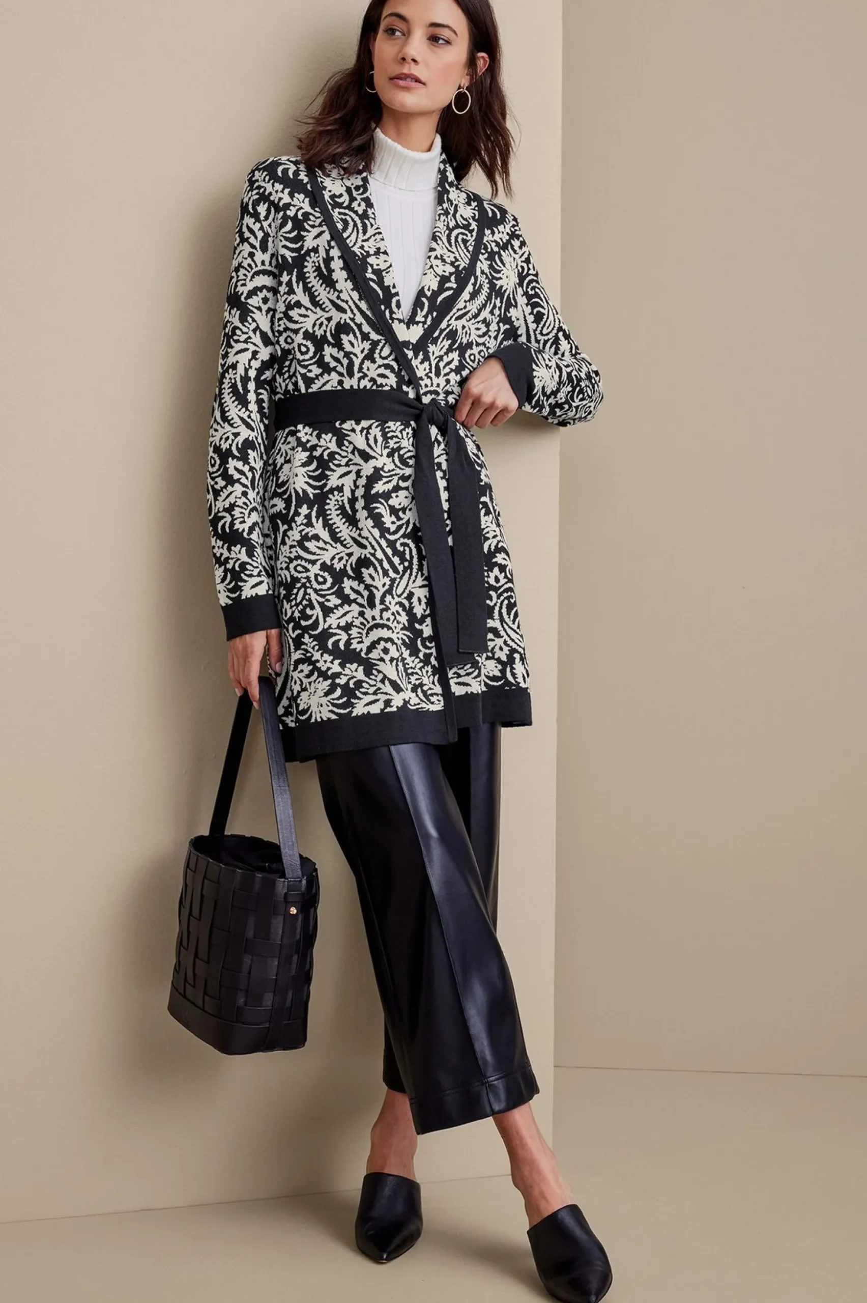 Marika Jacquard Cardigan