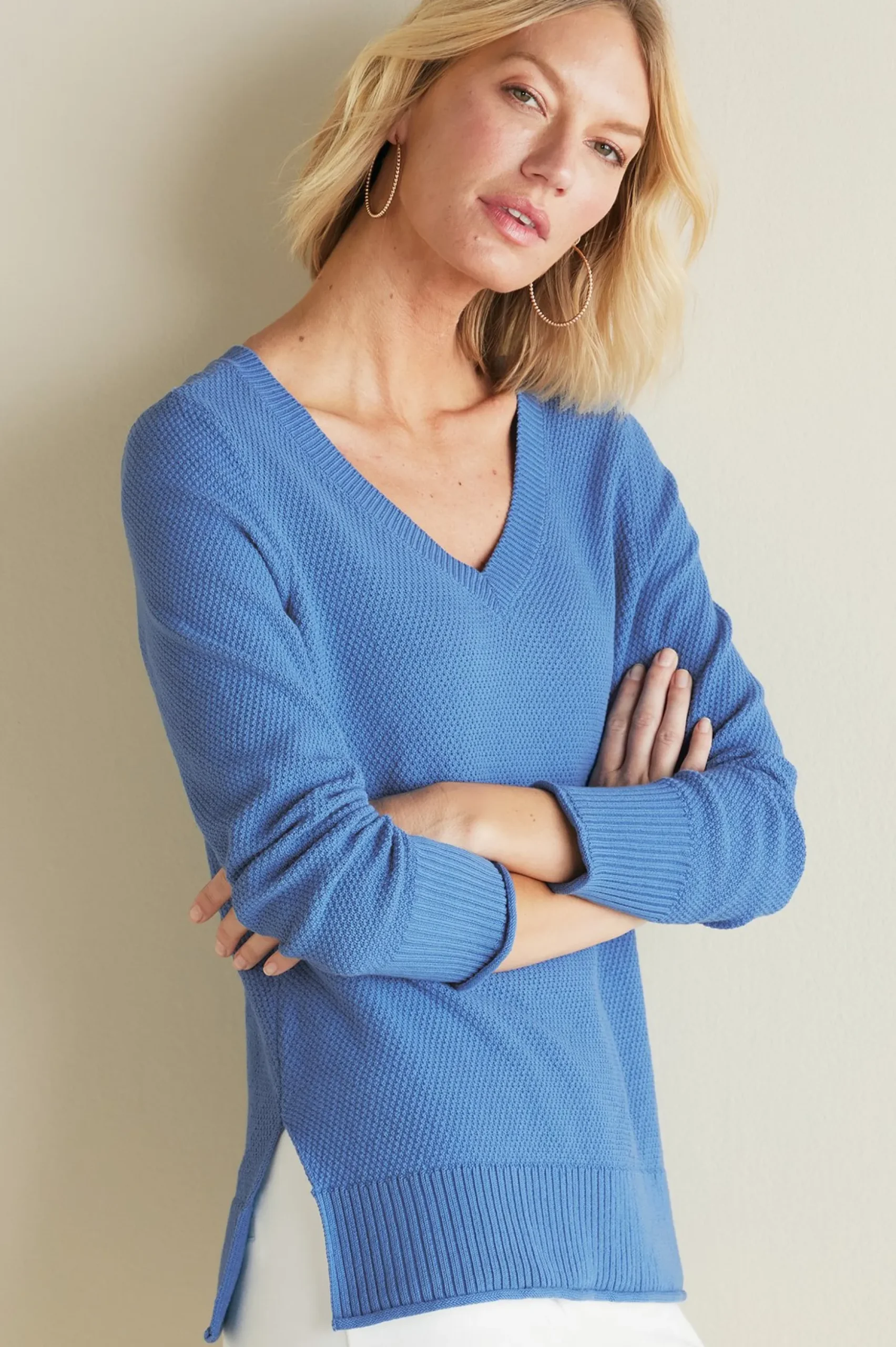Marin Back Button Sweater
