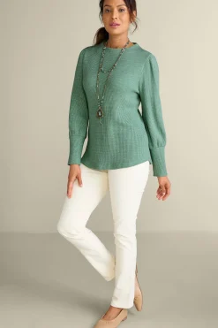 Melina Waffle Pullover