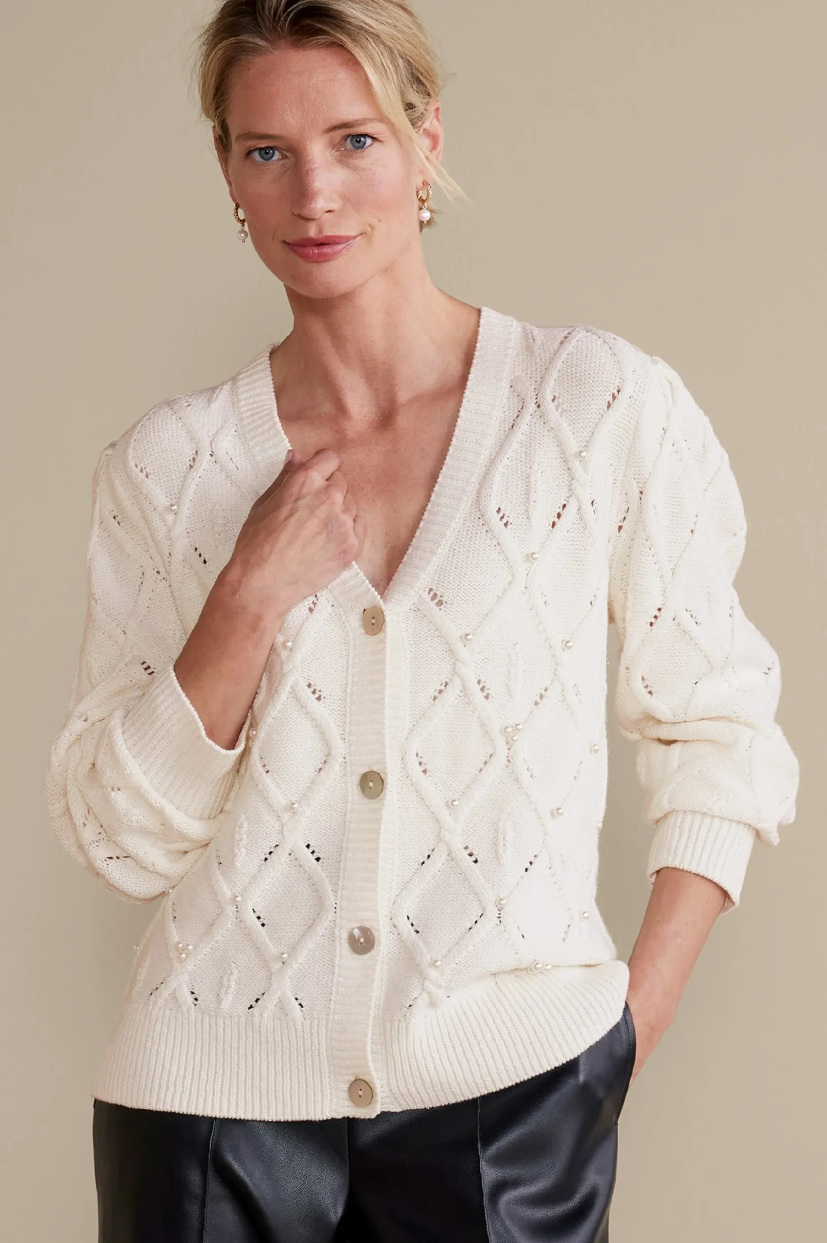 Meryl Cable Cardigan