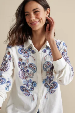 Nadia Linen Blend Shirt