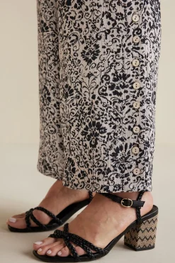 Oceo Gauze Wide-Leg Pants