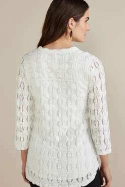 Petites Priya Knit Lace Tunic