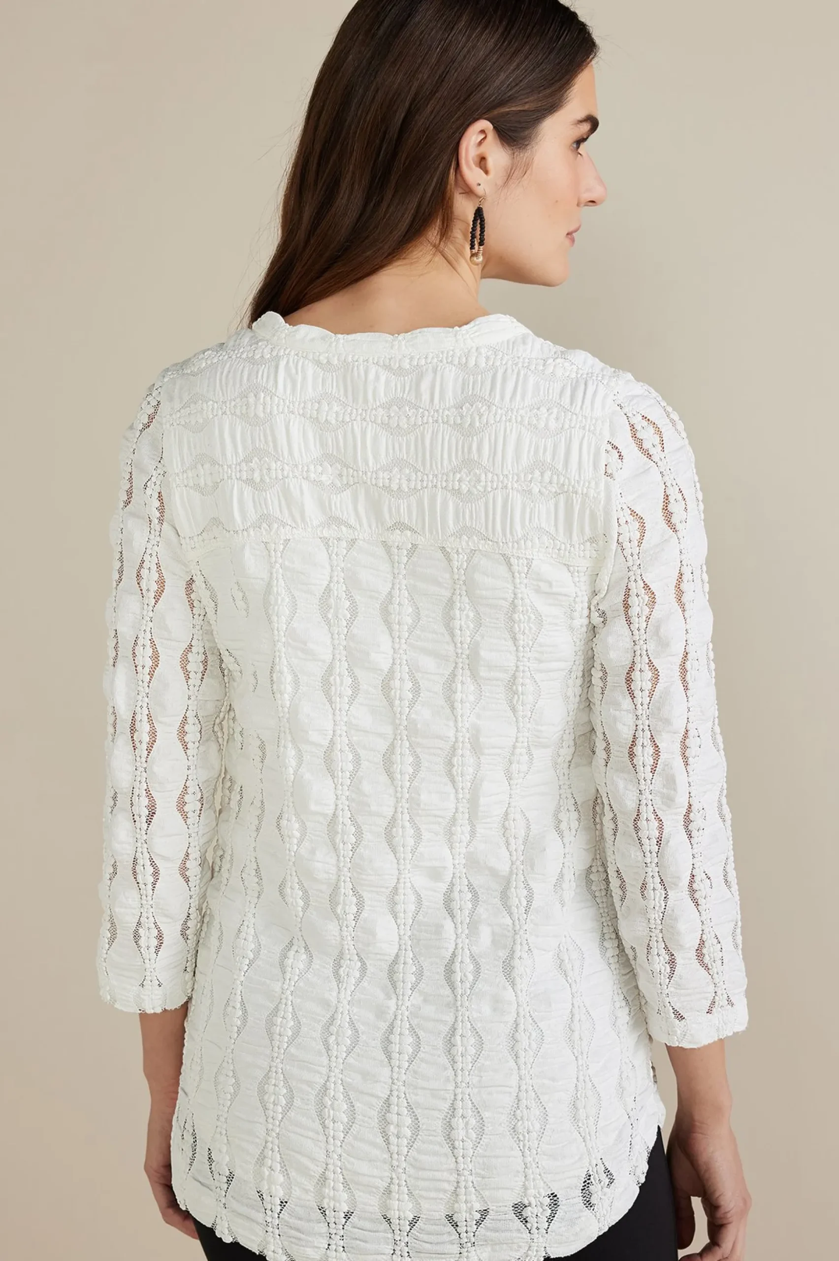 Petites Priya Knit Lace Tunic