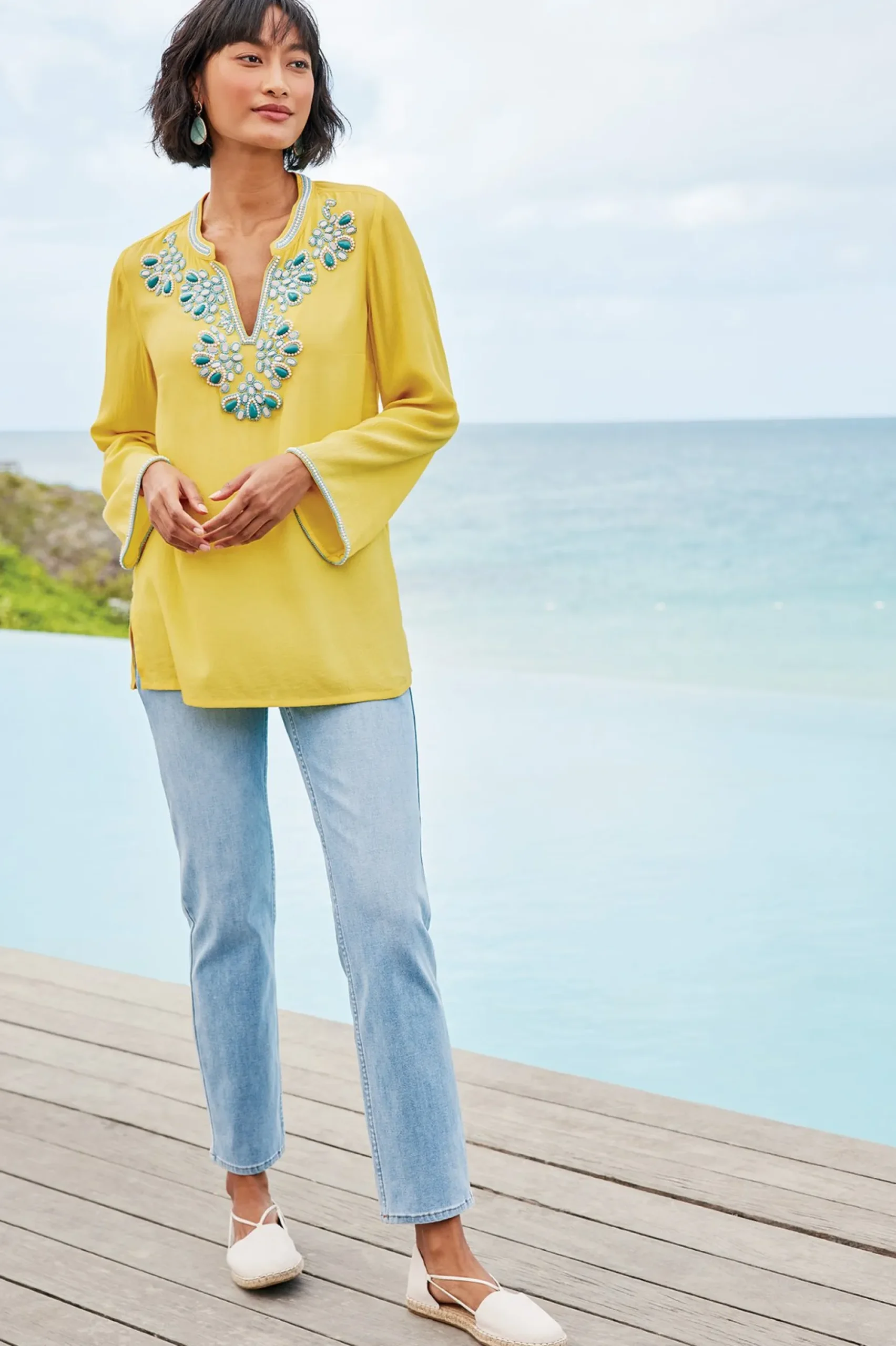 Petites Soraya Embellished Tunic