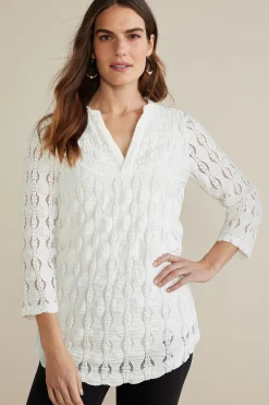 Priya Knit Lace Tunic