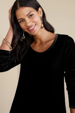 Santiago Stretch Velvet Dress