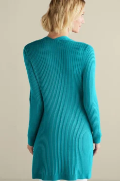 Soft Essential™ Ribbed Long Cardi
