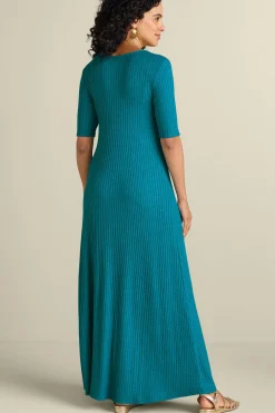 Textured Short Sleeve Santiago Dress