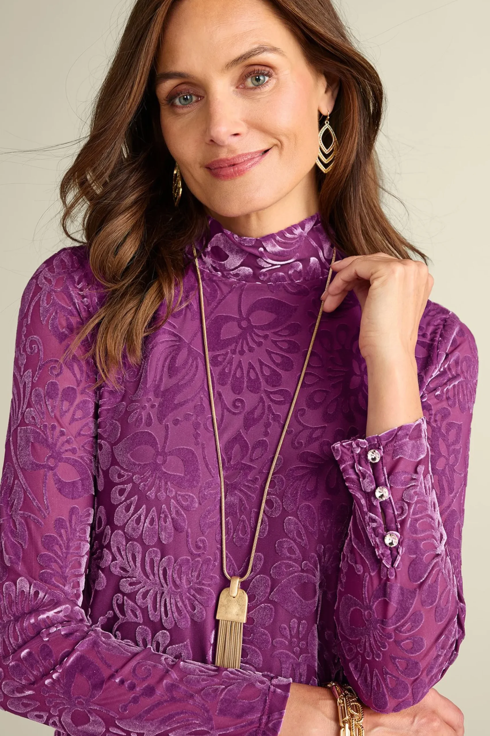 Walden Velvet Turtleneck